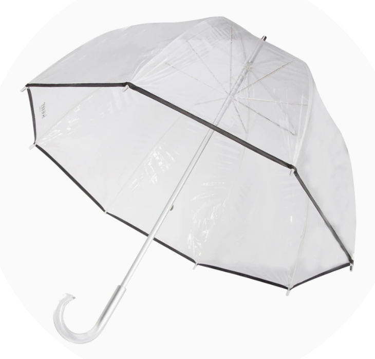 Parapluies Parapluie Isotoner en coloris Blanc Femme Accessoires Parapluies 