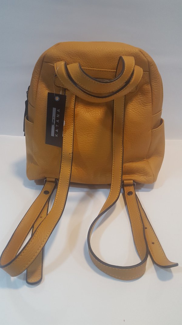 Katana sac à dos de ville en cuir 89814 jaune