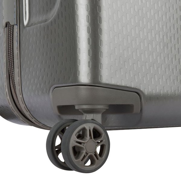 Delsey valise rigide grande Turenne 75 cm en argent