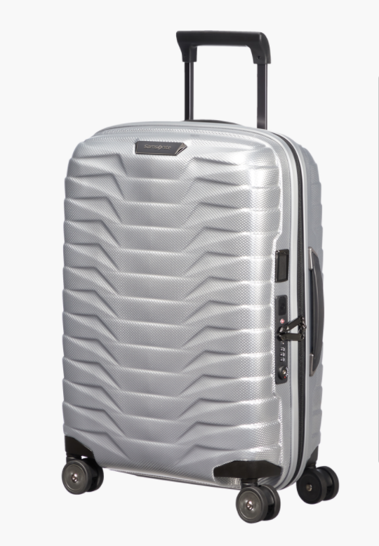 Samsonite valise rigide cabine 55 cm la gamme Proxis en argent